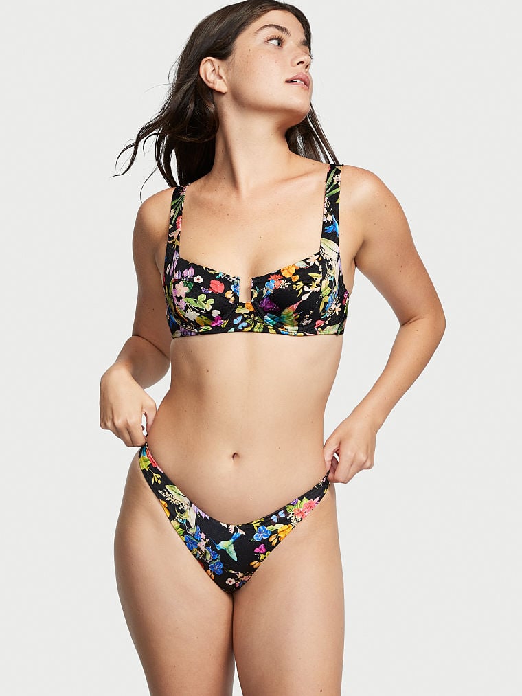 Tropical Smocked Bikini
