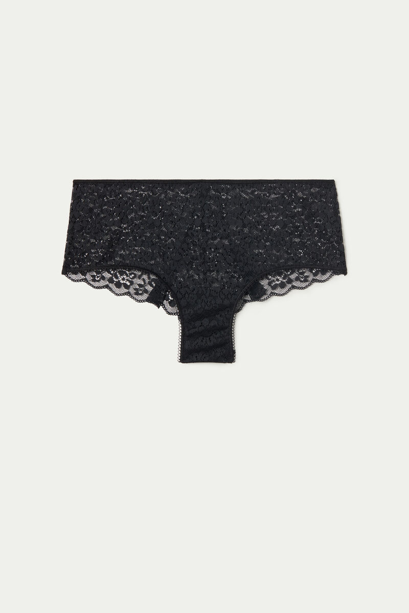 Recycled Black Lace Female Panties